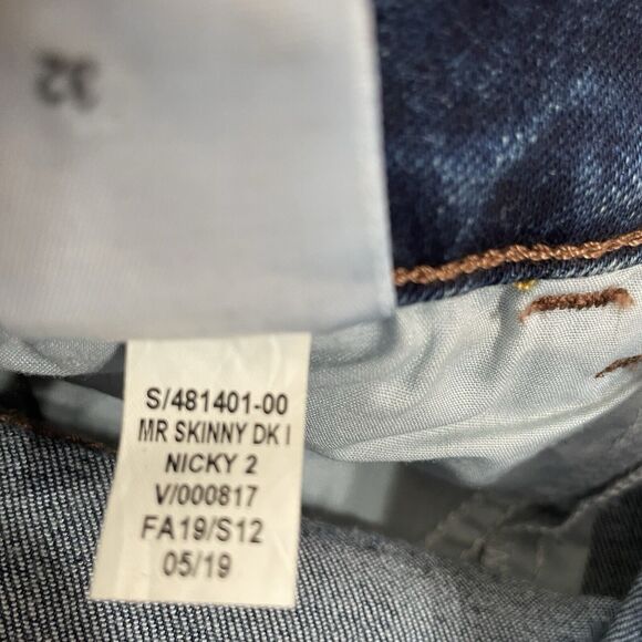 Old Navy Jeans Women’s 10 Dark Wash Nicky 2 POP ICON SKINNY Stretch Denim NEW - Picture 9 of 10